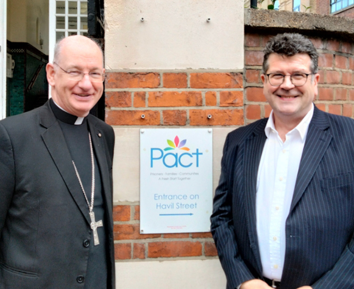 Bishop Richard Moth & Pact CEO Andy Keen Downs