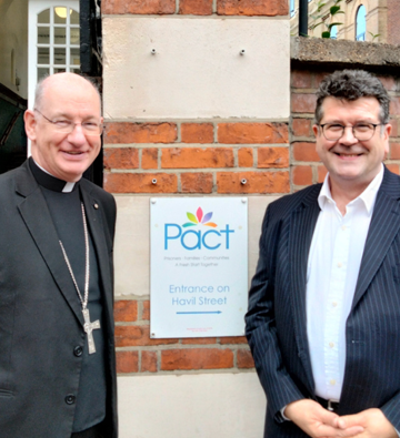 Bishop Richard Moth & Pact CEO Andy Keen Downs