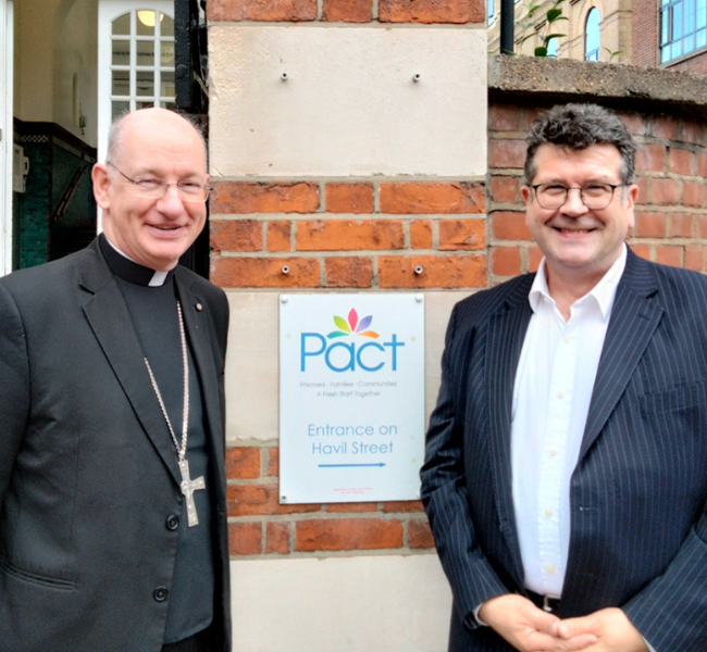 Bishop Richard Moth & Pact CEO Andy Keen Downs