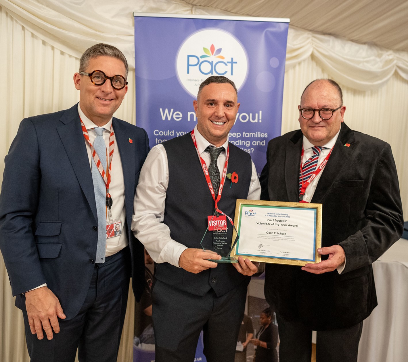 Pact Volunteer Awards - Colin