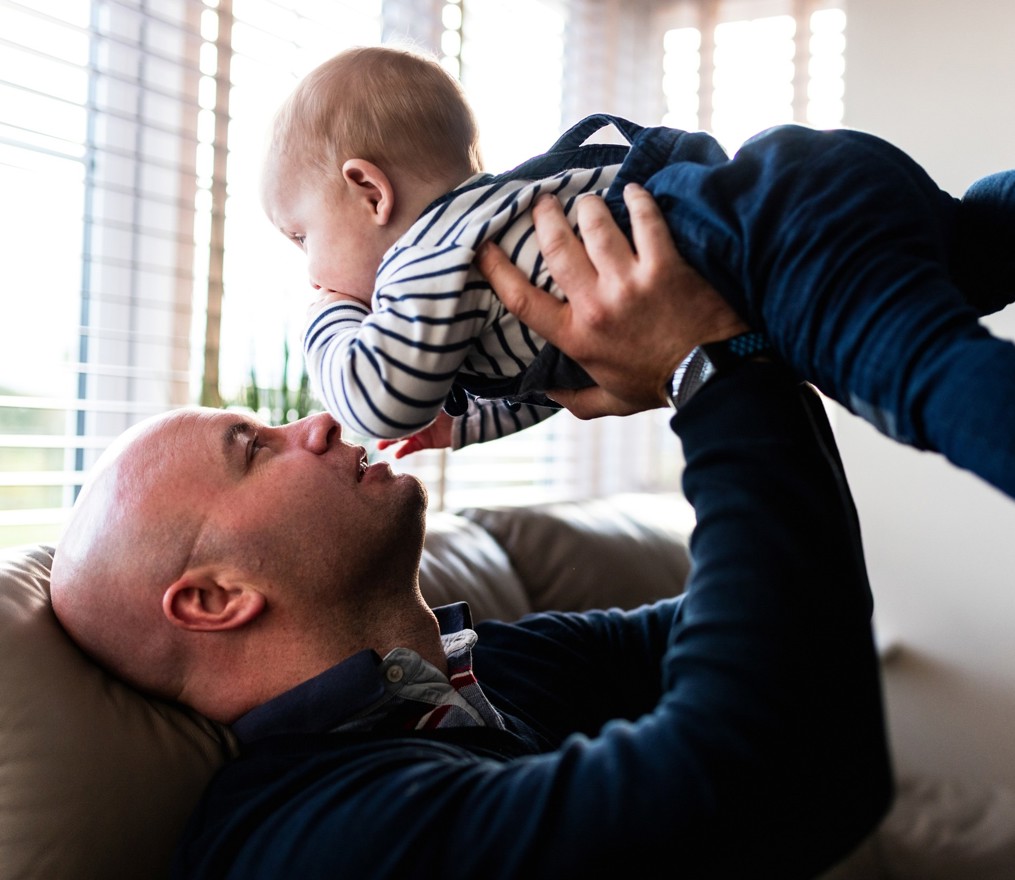 Father and baby