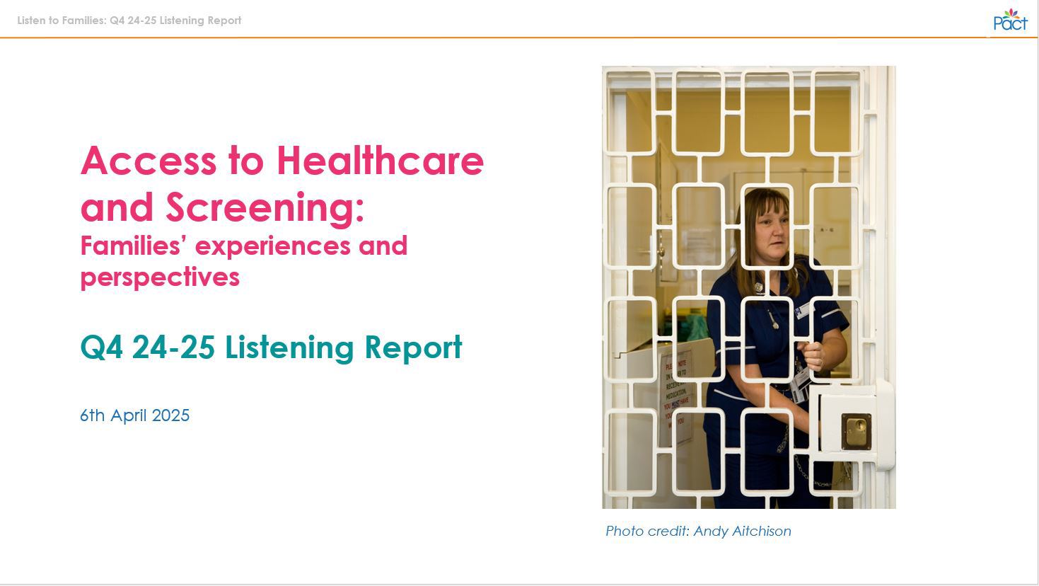 Access To Healthcare Screening Listening Report Q4 24 5